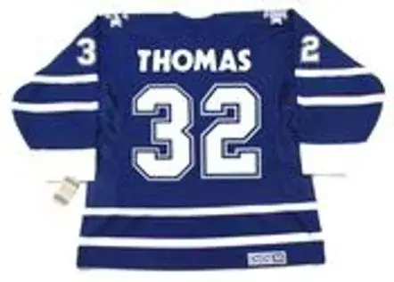 STEVE THOMAS Toronto Maple Leafs 2001 CCM Vintage Throwback NHL Hockey Jersey 