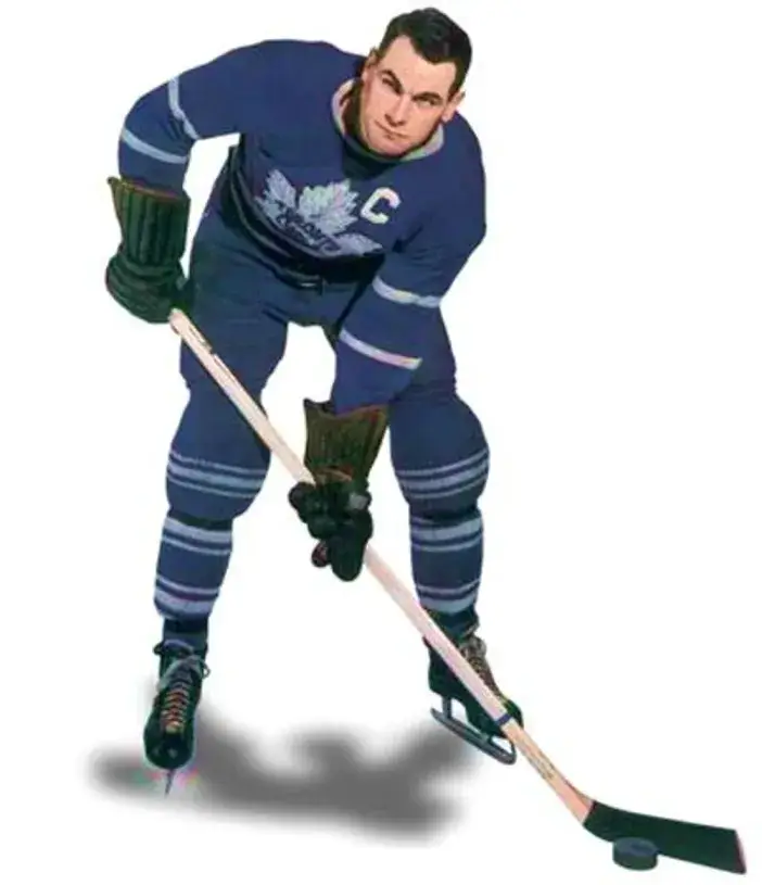 SYL APPS Toronto Maple Leafs 1940’s CCM Vintage Throwback NHL Hockey Jersey 