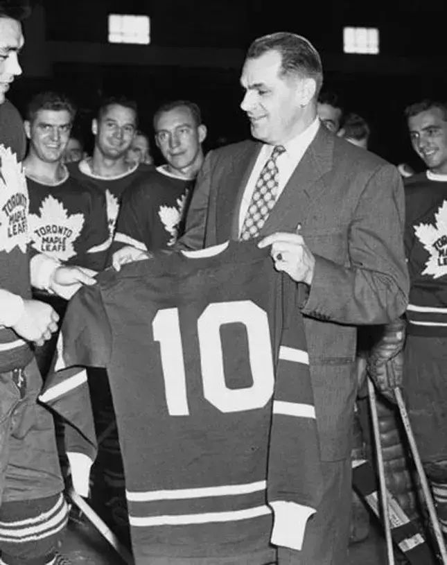 SYL APPS Toronto Maple Leafs 1940’s CCM Vintage Throwback NHL Hockey Jersey 