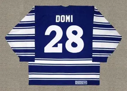 TIE DOMI Toronto Maple Leafs 1996 CCM Vintage Throwback NHL Jersey 