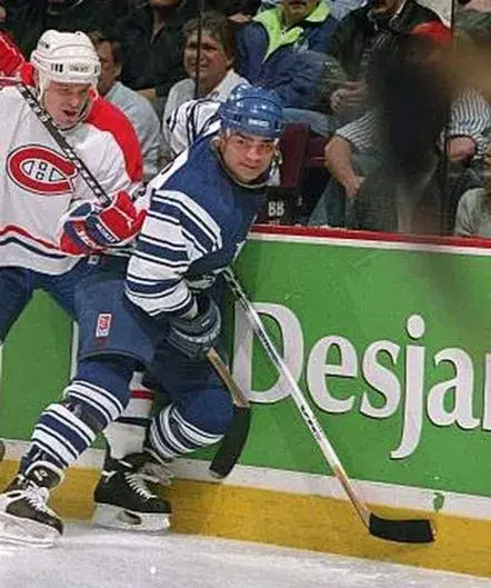TIE DOMI Toronto Maple Leafs 1996 CCM Vintage Throwback NHL Jersey 