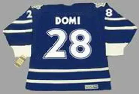 TIE DOMI Toronto Maple Leafs 1997 CCM Vintage Throwback NHL Hockey Jersey 