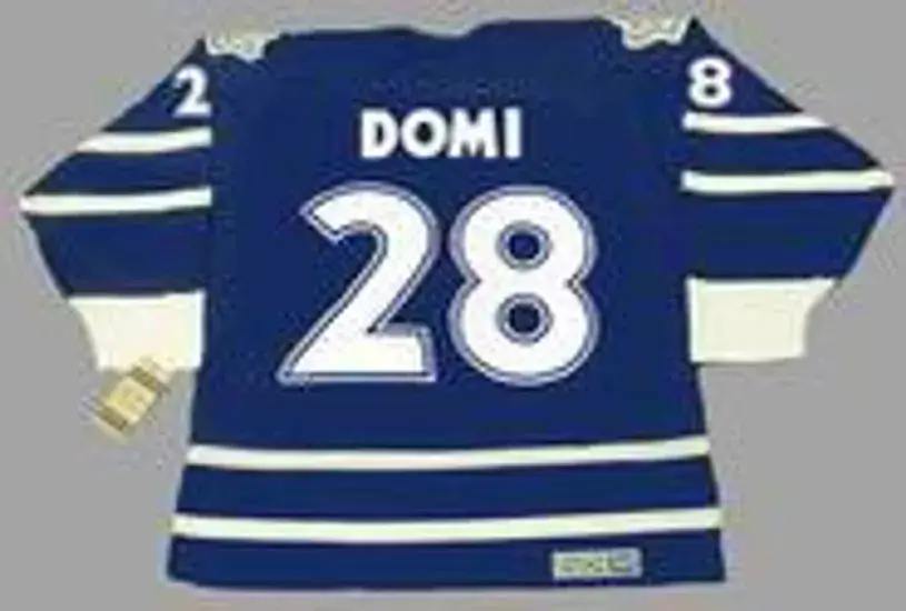 TIE DOMI Toronto Maple Leafs 1997 CCM Vintage Throwback NHL Hockey Jersey 