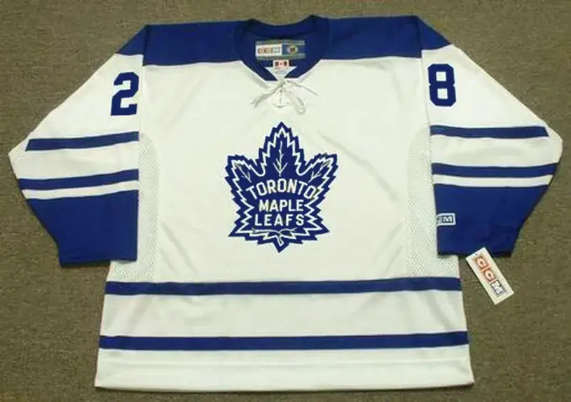 TIE DOMI Toronto Maple Leafs 2002 CCM Throwback NHL Hockey Jersey
