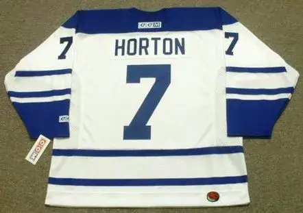 TIM HORTON Toronto Maple Leafs 1963 CCM Throwback Away NHL Hockey Jersey 
