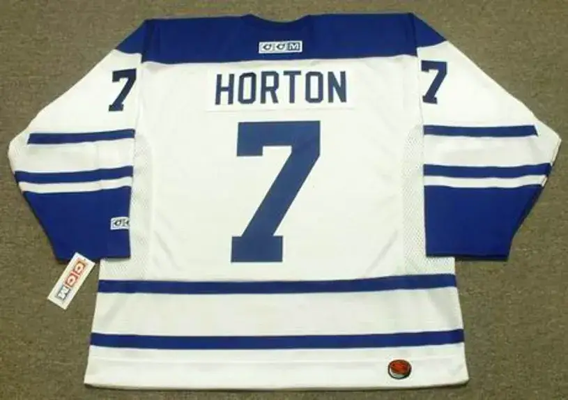 TIM HORTON Toronto Maple Leafs 1963 CCM Throwback Away NHL Hockey Jersey 