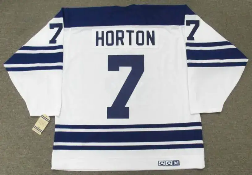 TIM HORTON Toronto Maple Leafs 1967 CCM Vintage Away NHL Hockey Jersey 