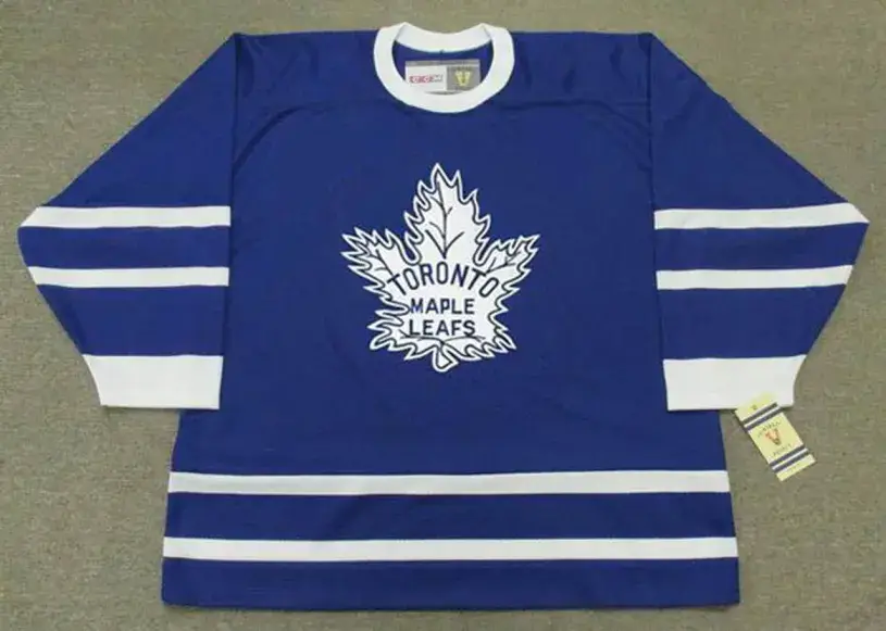 TURK BRODA Toronto Maple Leafs 1940’s CCM Vintage Throwback NHL Hockey Jersey