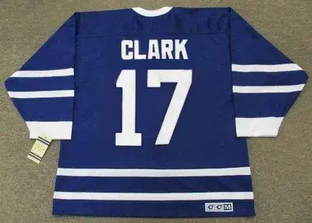 WENDEL CLARK Toronto Maple Leafs 1991 CCM Vintage Throwback NHL Hockey Jersey