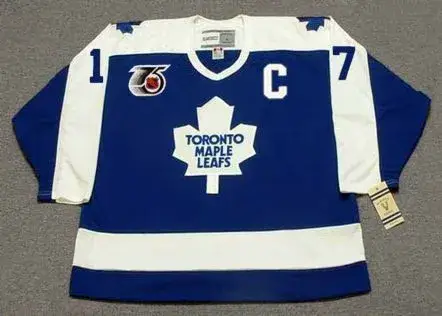 WENDEL CLARK Toronto Maple Leafs 1992 Away CCM Throwback NHL Hockey Jersey