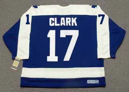 WENDEL CLARK Toronto Maple Leafs 1992 Away CCM Throwback NHL Hockey Jersey 