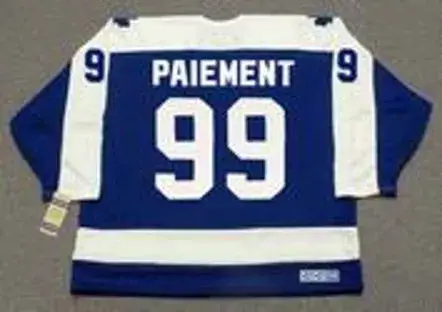 WILF PAIEMENT Toronto Maple Leafs 1980 Away CCM Vintage Throwback Hockey Jersey 