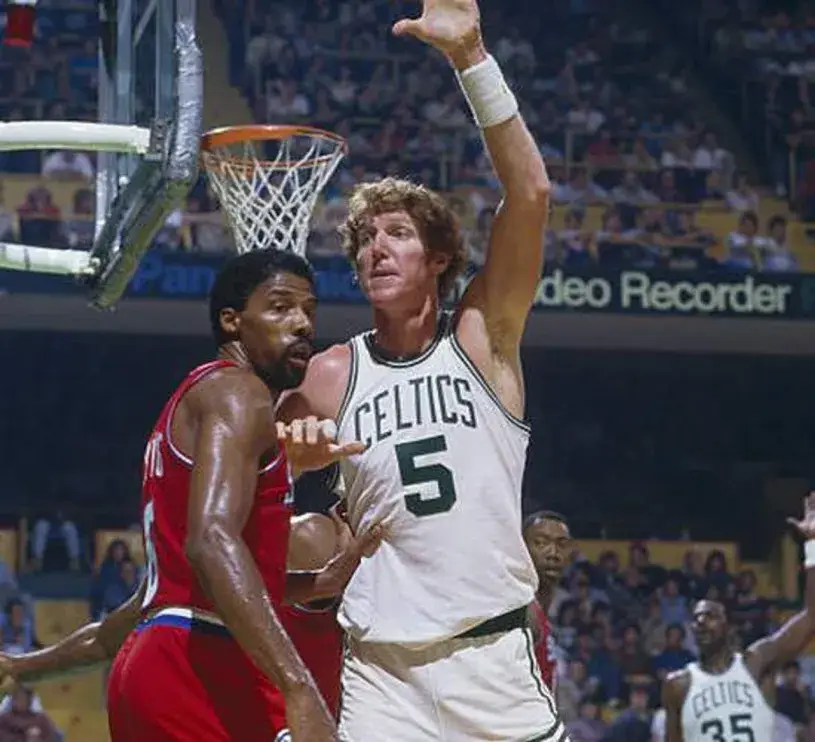 BILL WALTON Boston Celtics 1985 Home Throwback NBA Basketball Jersey 