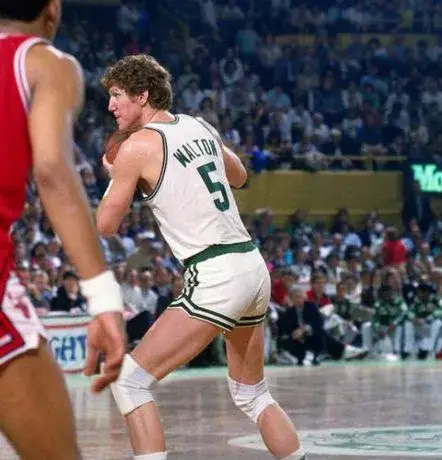 BILL WALTON Boston Celtics 1985 Home Throwback NBA Basketball Jersey 