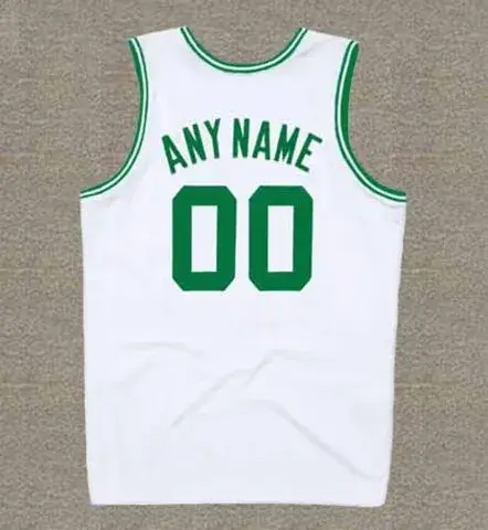 BOSTON CELTICS 1990’s Home Throwback NBA Jersey Customized “Any Name & Number(s)” 