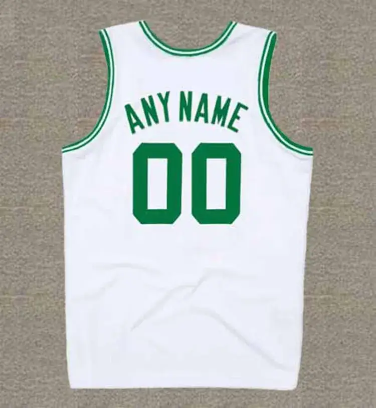 BOSTON CELTICS 1990’s Home Throwback NBA Jersey Customized “Any Name & Number(s)” 