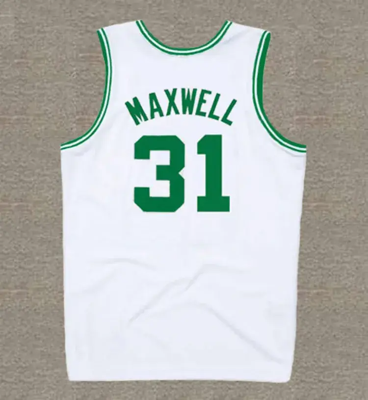 CEDRIC MAXWELL Boston Celtics 1984 Home Throwback NBA Basketball Jersey 