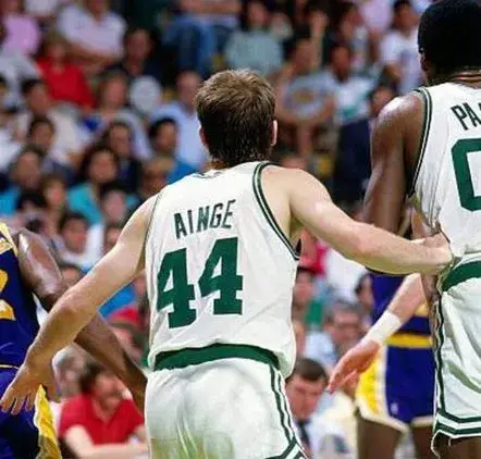 DANNY AINGE Boston Celtics 1984 Home Throwback NBA Basketball Jersey 