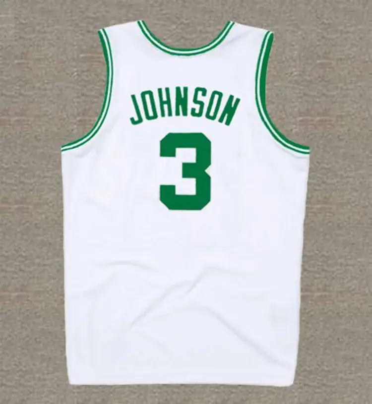 DENNIS JOHNSON Boston Celtics 1984 Home Throwback NBA Basketball Jersey 