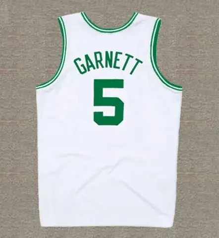 KEVIN GARNETT Boston Celtics 2007 Home Throwback NBA Basketball Jersey 