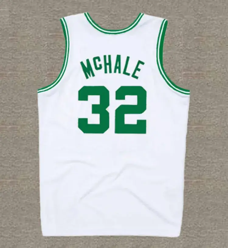 KEVIN McHALE Boston Celtics 1984 Throwback NBA Basketball Jersey 