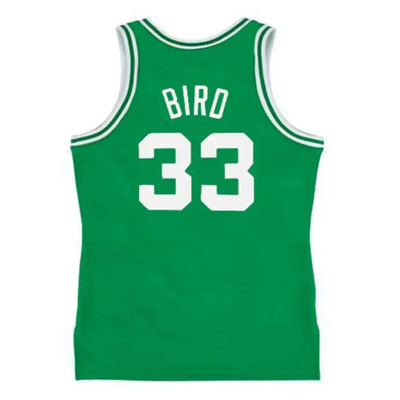 LARRY BIRD Boston Celtics 1984 Away Throwback NBA Basketball Jersey 