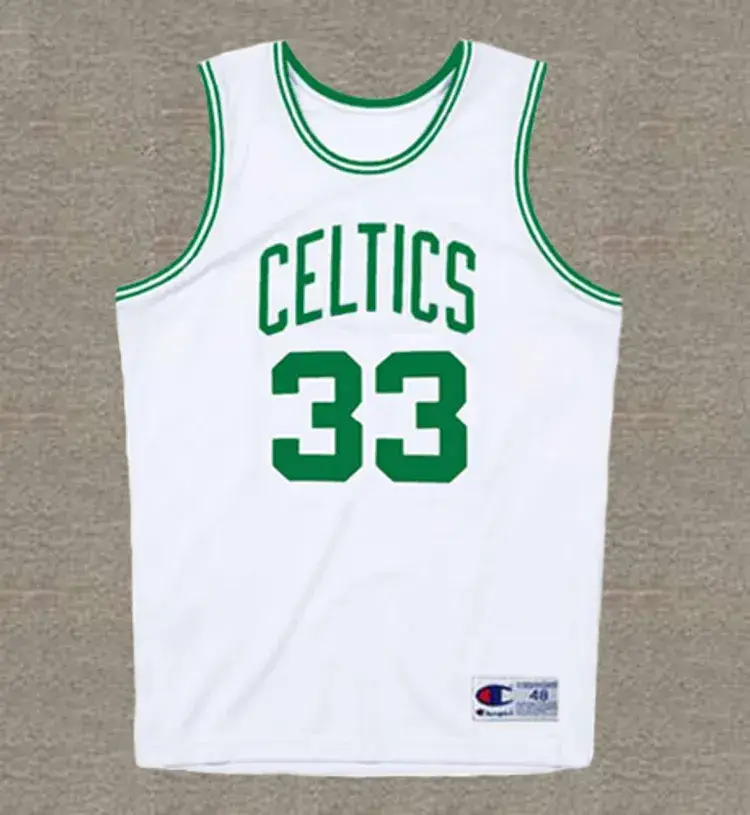 LARRY BIRD Boston Celtics 1984 Home Throwback NBA Basketball Jersey