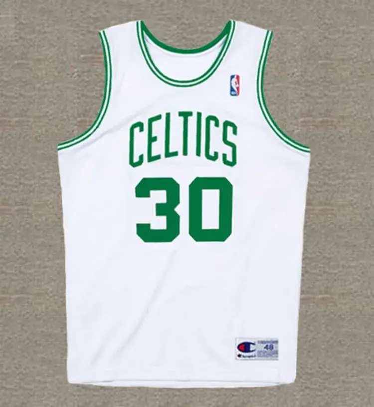 LEN BIAS Boston Celtics Home Throwback NBA Basketball Jersey
