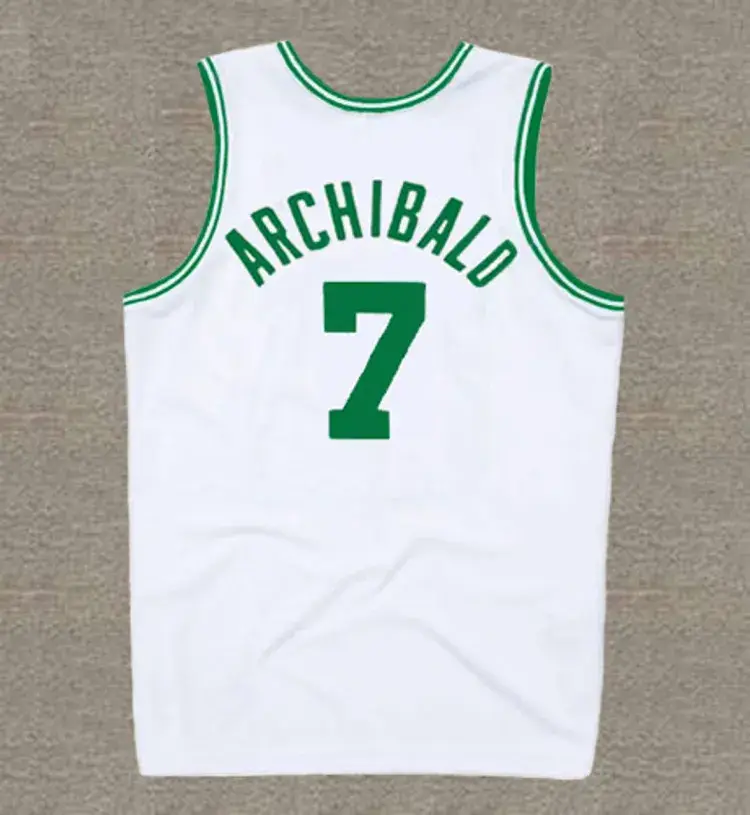 NATE ARCHIBALD Boston Celtics 1981 Home Throwback NBA Basketball Jersey 