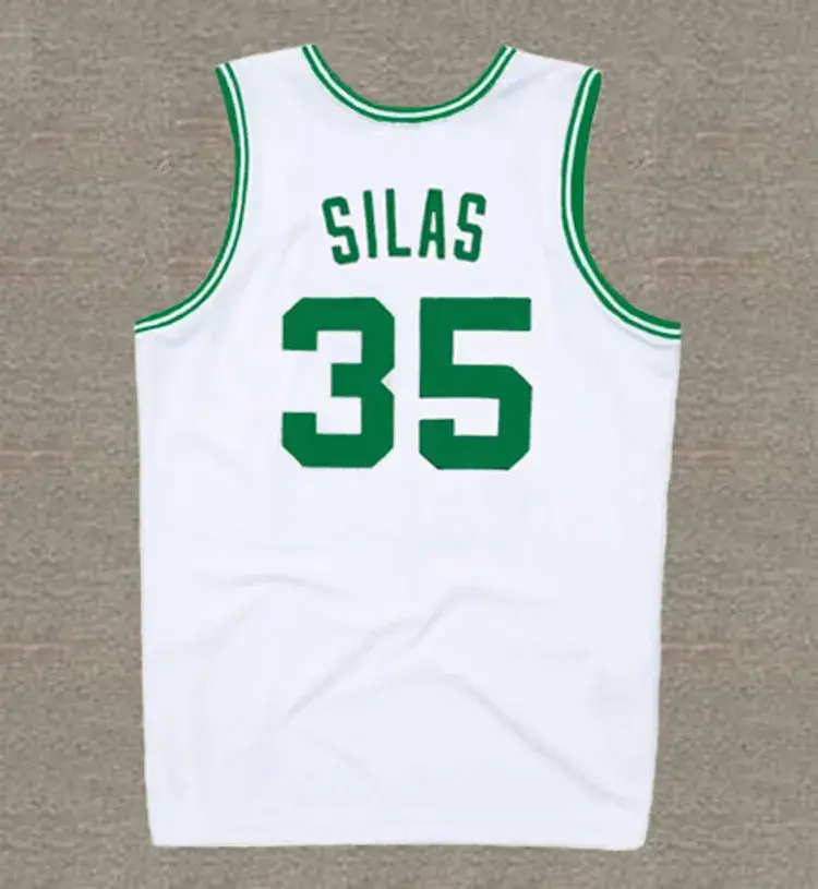 PAUL SILAS Boston Celtics 1976 Home Throwback NBA Basketball Jersey 