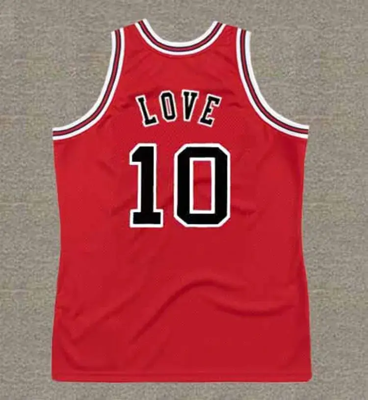BOB LOVE Chicago Bulls 1972 Throwback NBA Basketball Jersey 