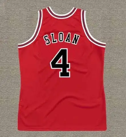 JERRY SLOAN Chicago Bulls 1972 Throwback NBA Basketball Jersey 