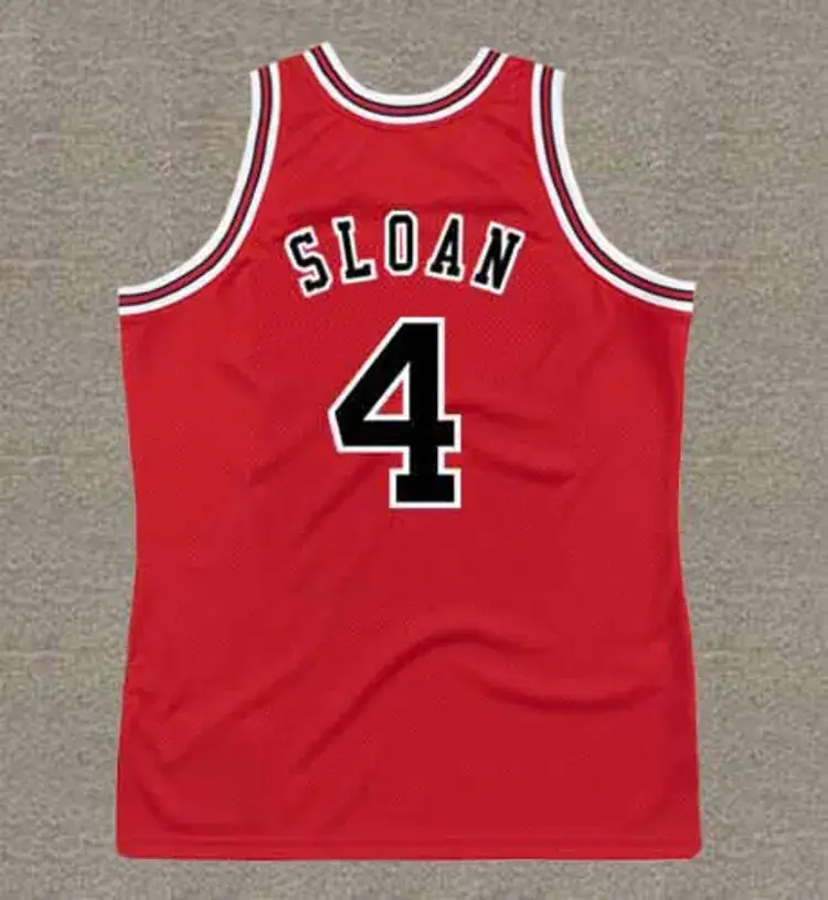 JERRY SLOAN Chicago Bulls 1972 Throwback NBA Basketball Jersey 