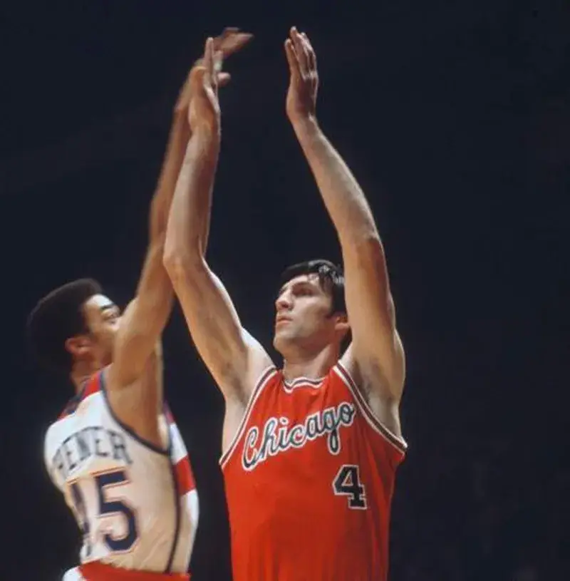 JERRY SLOAN Chicago Bulls 1972 Throwback NBA Basketball Jersey 