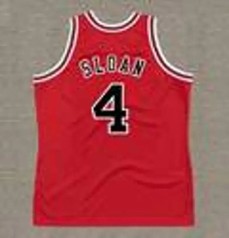JERRY SLOAN Chicago Bulls 1972 Throwback NBA Basketball Jersey 