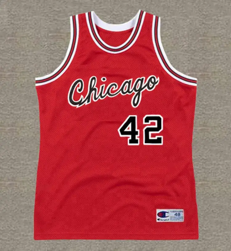 NATE THURMOND Chicago Bulls 1975 Throwback NBA Basketball Jersey