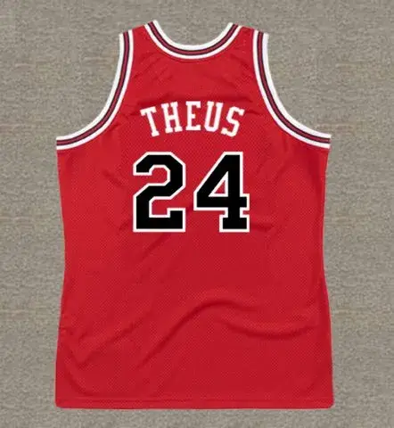 REGGIE THEUS Chicago Bulls 1980 Throwback NBA Basketball Jersey 