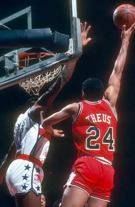 REGGIE THEUS Chicago Bulls 1980 Throwback NBA Basketball Jersey 