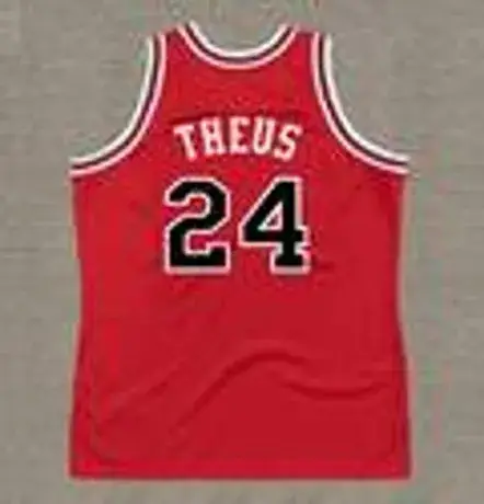 REGGIE THEUS Chicago Bulls 1980 Throwback NBA Basketball Jersey 
