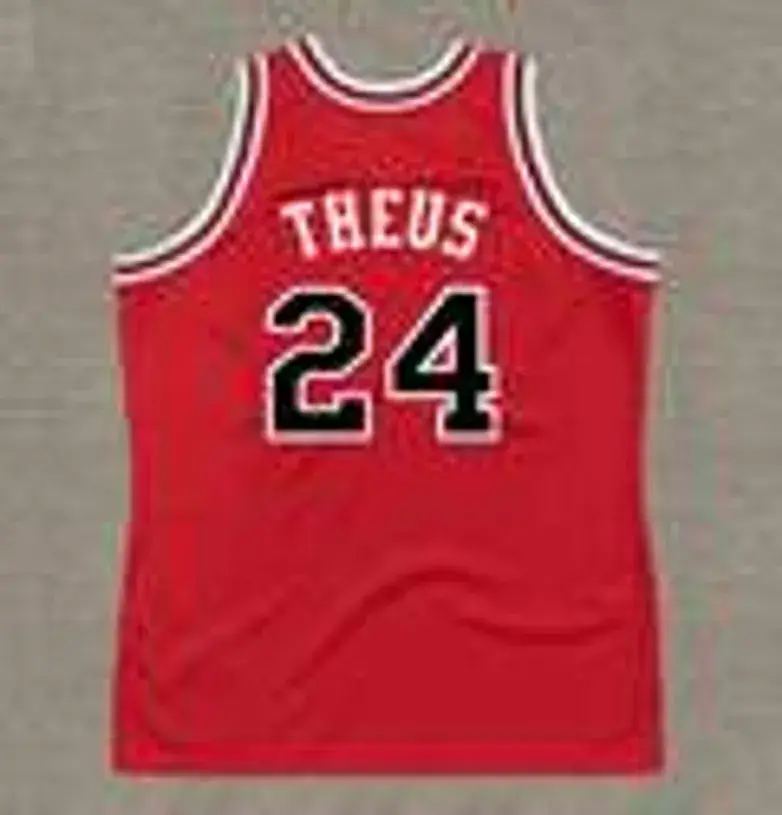 REGGIE THEUS Chicago Bulls 1980 Throwback NBA Basketball Jersey 