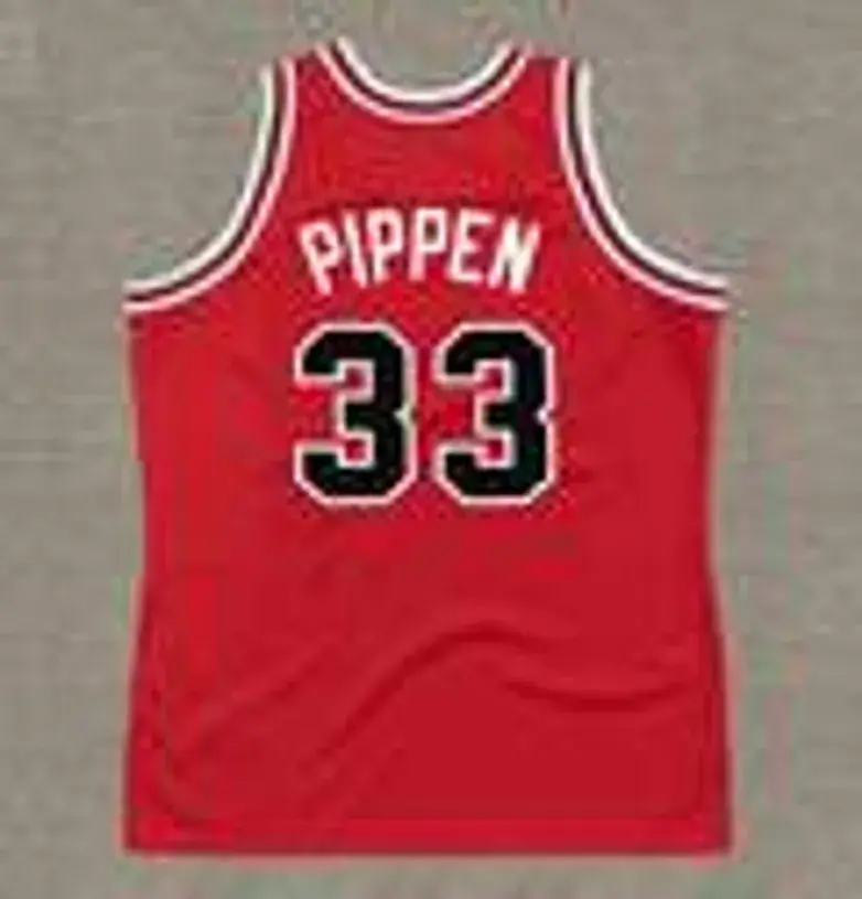 SCOTTIE PIPPEN Chicago Bulls 1989 Throwback NBA Basketball Jersey 