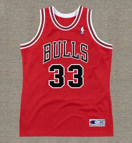 SCOTTIE PIPPEN Chicago Bulls 1997 Throwback NBA Basketball Jersey