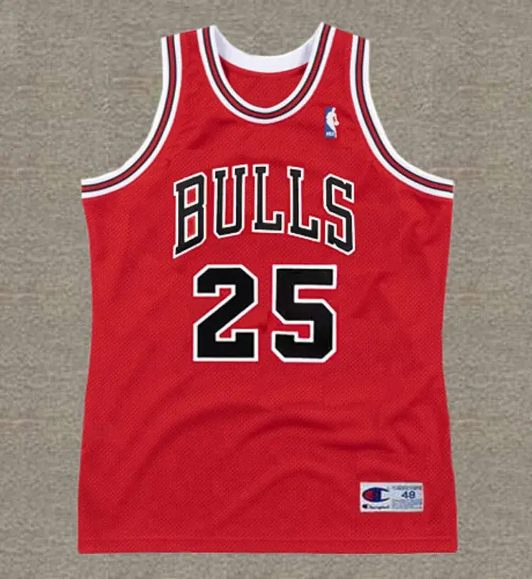 STEVE KERR Chicago Bulls 1997 Throwback NBA Basketball Jersey