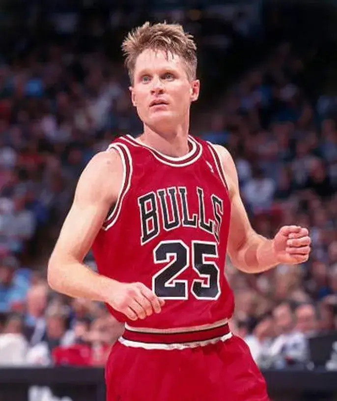 STEVE KERR Chicago Bulls 1997 Throwback NBA Basketball Jersey 
