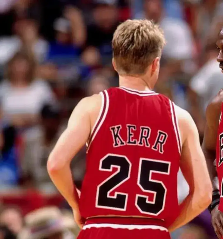 STEVE KERR Chicago Bulls 1997 Throwback NBA Basketball Jersey 