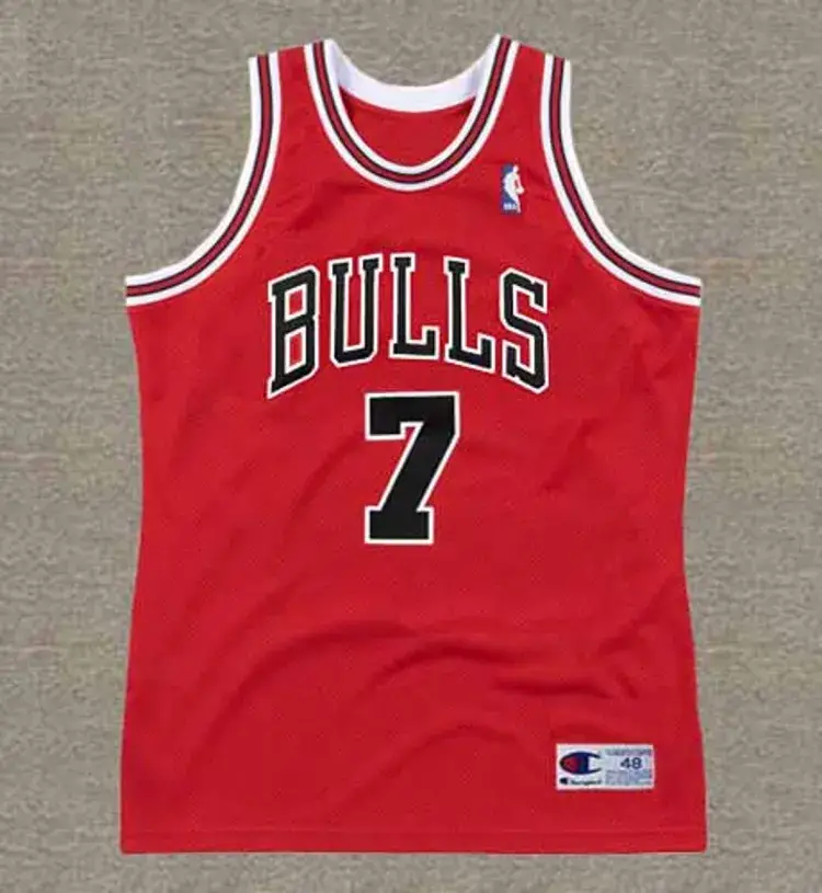 TONI KUKOC Chicago Bulls 1997 Throwback NBA Basketball Jersey