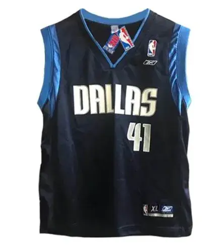 DIRK NOWITZKI Dallas Mavericks 2003 Away Reebok Throwback NBA Jersey