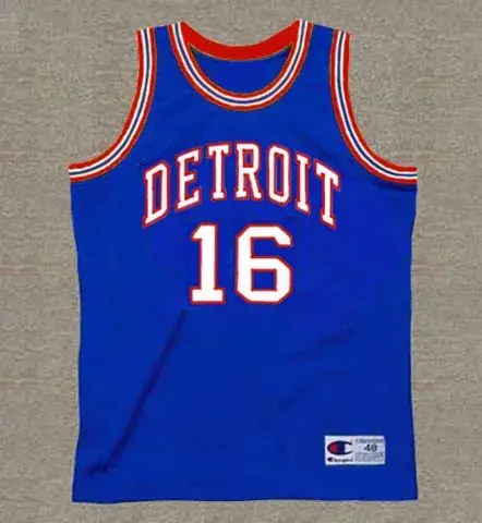 BOB LANIER Detroit Pistons 1972 NBA Throwback Basketball Jersey
