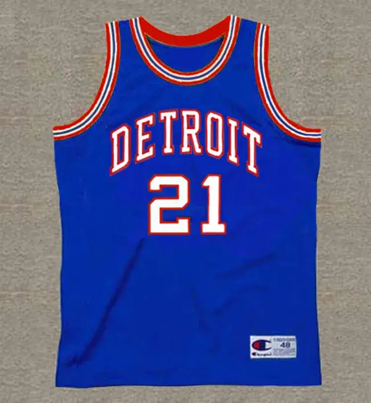 DAVE BING Detroit Pistons 1972 NBA Throwback Basketball Jersey