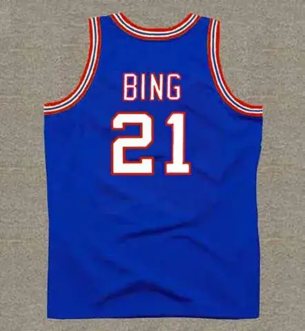 DAVE BING Detroit Pistons 1972 NBA Throwback Basketball Jersey 